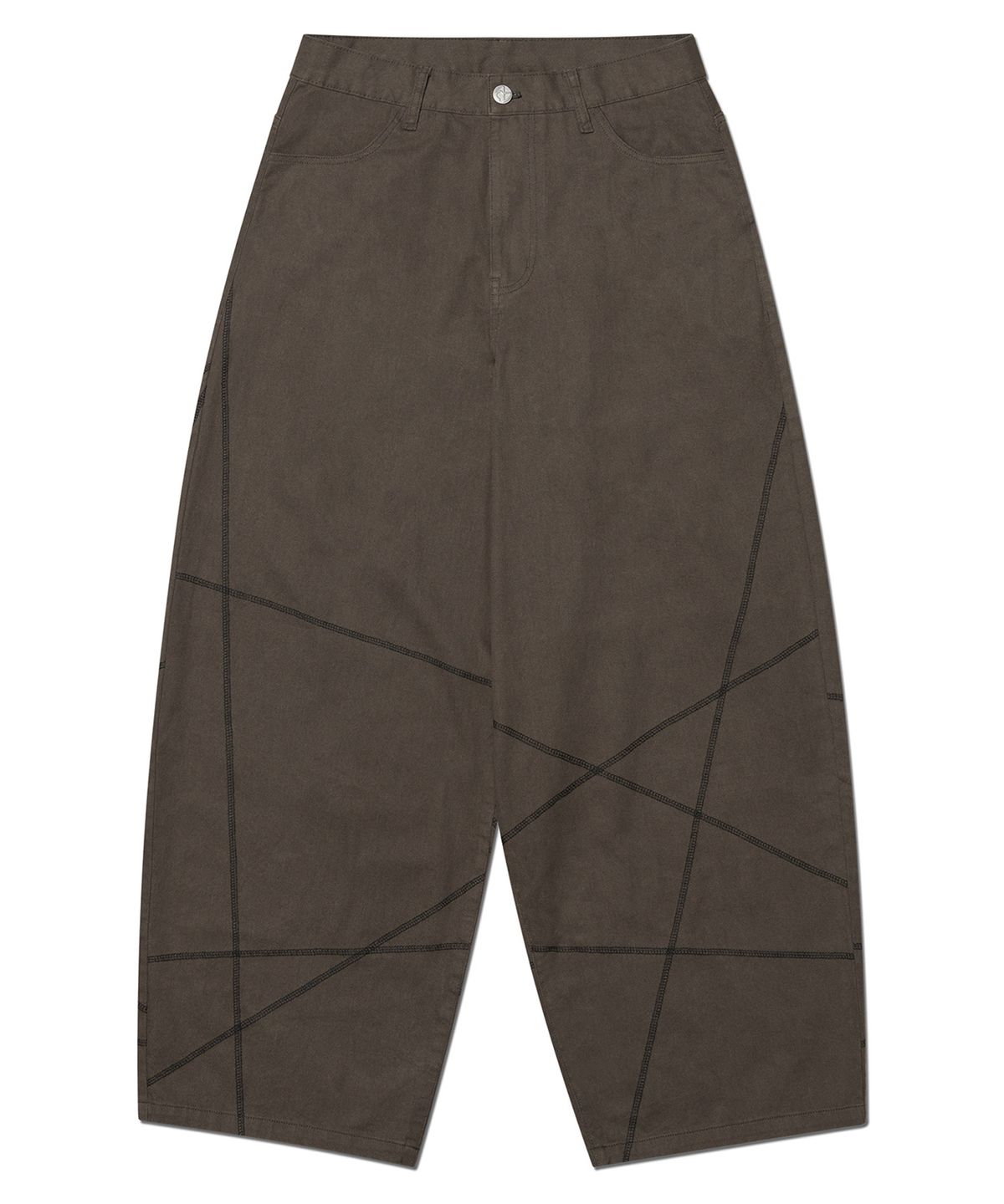 노매뉴얼(NOMANUAL) S.L WIDE PANTS - CHARCOAL