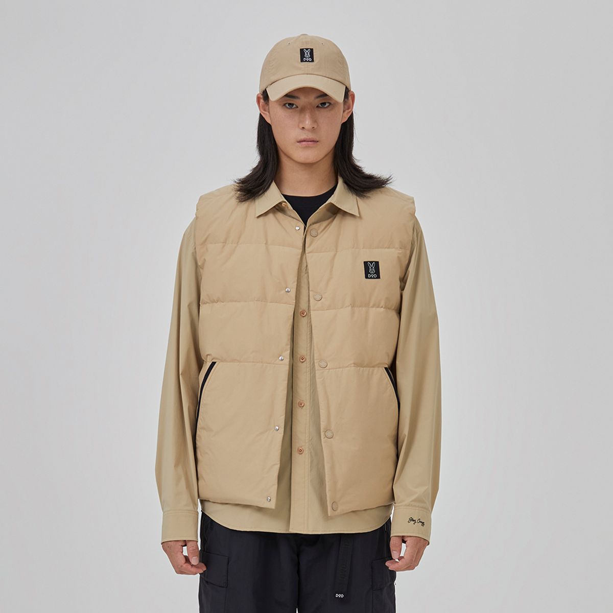 디오디(DOD) 윈터캠퍼 D7 경량 다운베스트 - TAN