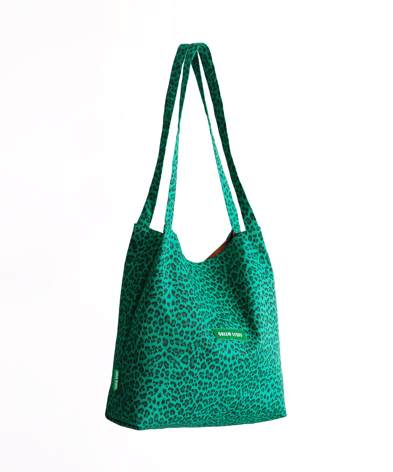 エコバッグ GREEN STUFF Nonchalantly boxy shopper bag 53 leopard print a MUSINSA | GREEN STUFF boxy bag 53 - leopard all green