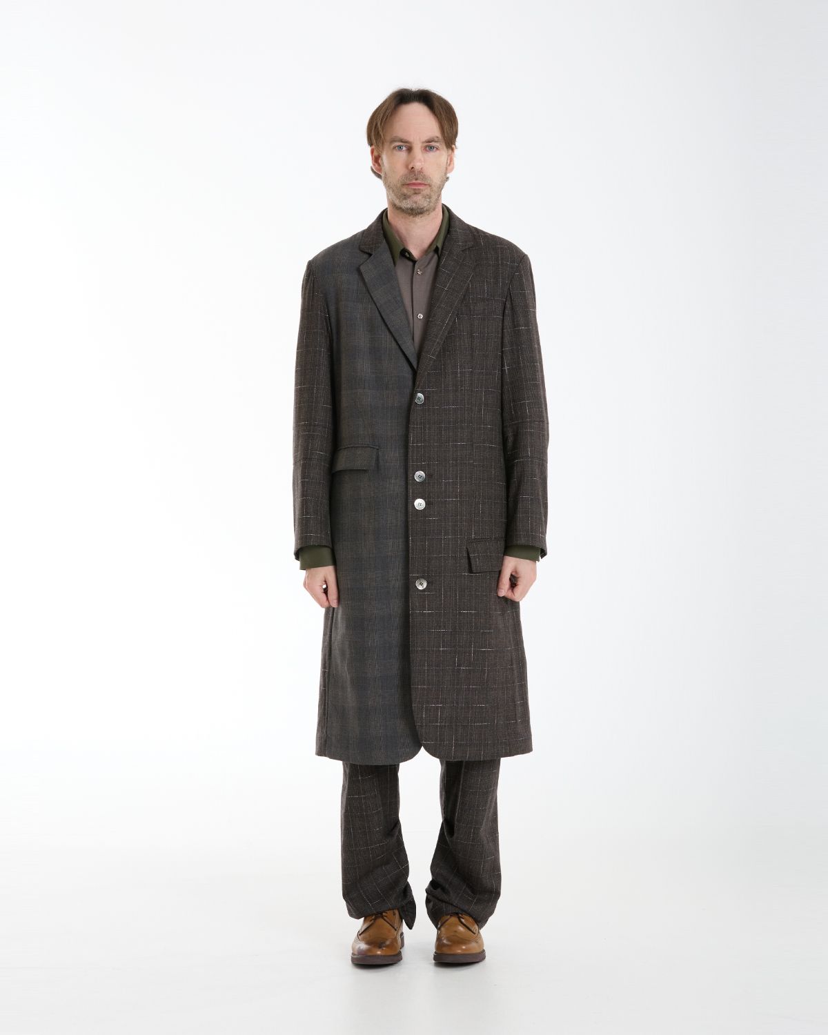 와이쏘씨리얼즈(WHYSOCEREALZ) Sauls long-Coat (browns)