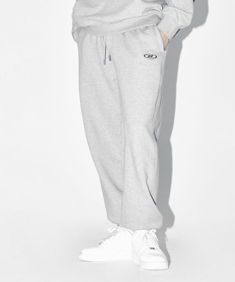 CHROME B JOGGER PANTS [MELANGE GREY]
