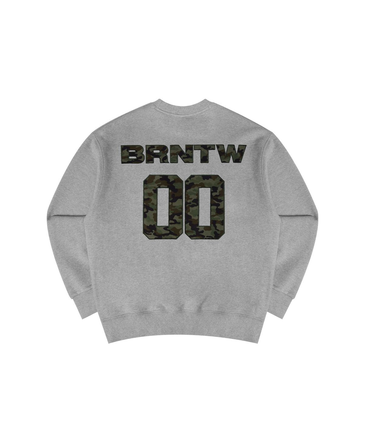본투윈(BORN TO WIN) CAMO BRNTW SWEATSHIRTS [MELANGE GREY]