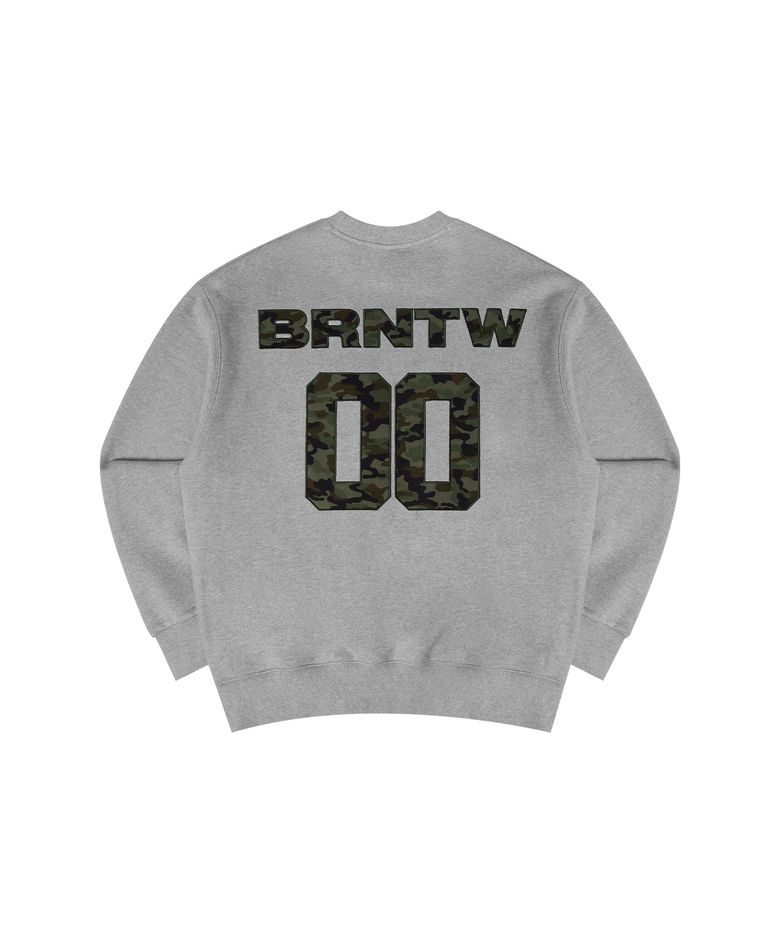 CAMO BRNTW SWEATSHIRTS [MELANGE GREY]