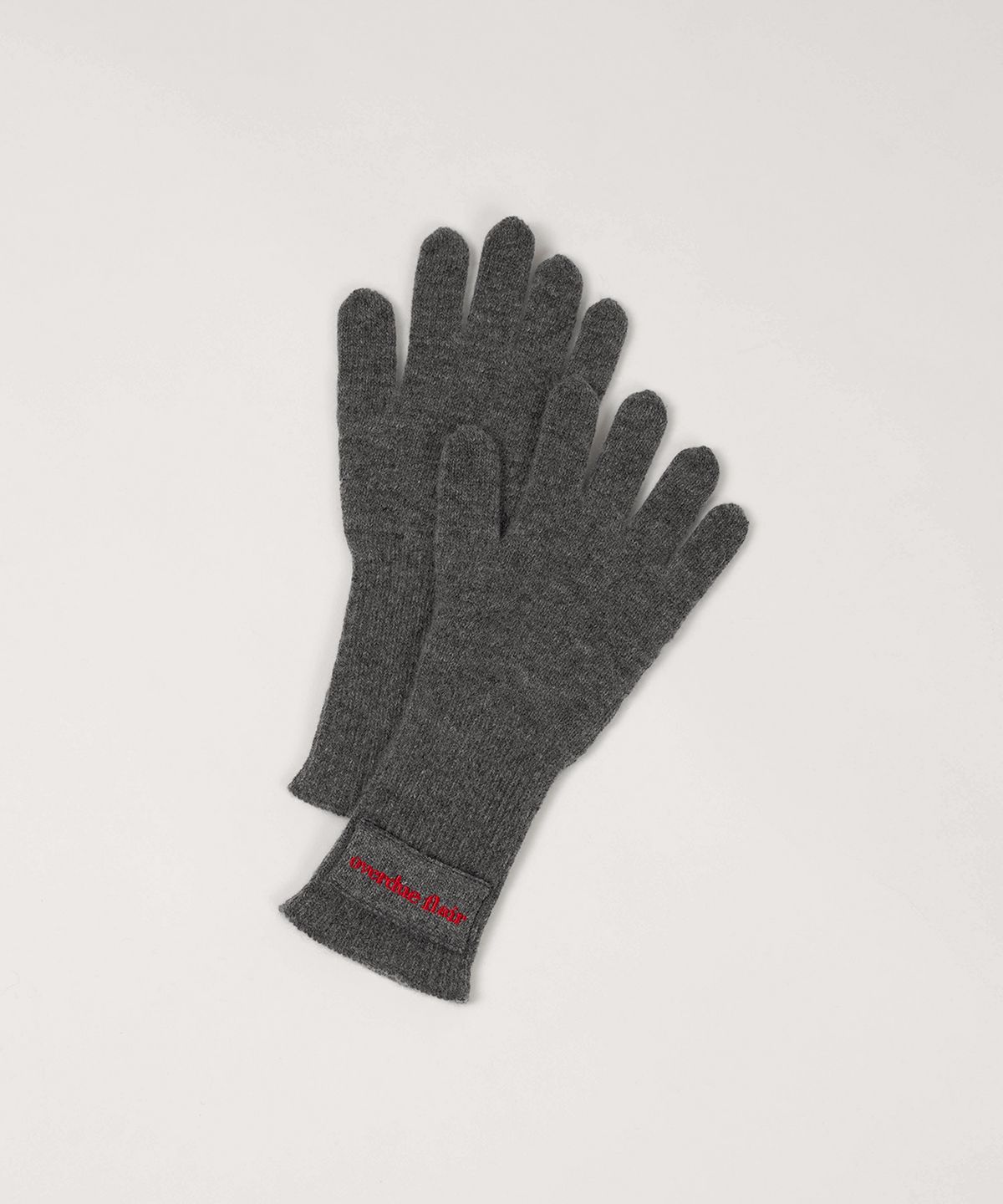 오버듀플레어(OVERDUEFLAIR) SOFT CASHMERE GLOVES _CHARCOAL