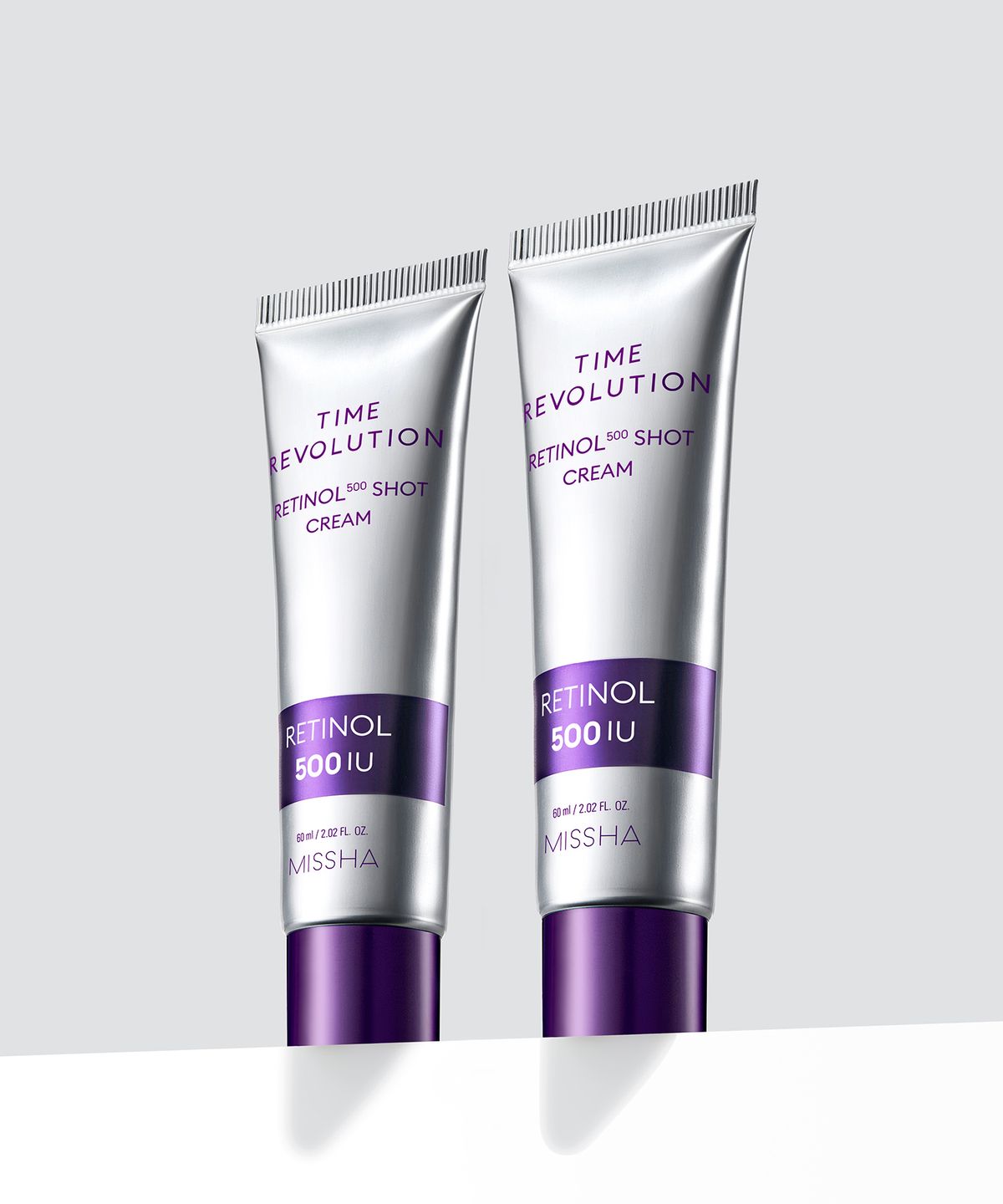 미샤(MISSHA) [2개] 타임레볼루션 레티놀 500샷 크림 60ml (모공+탄력)