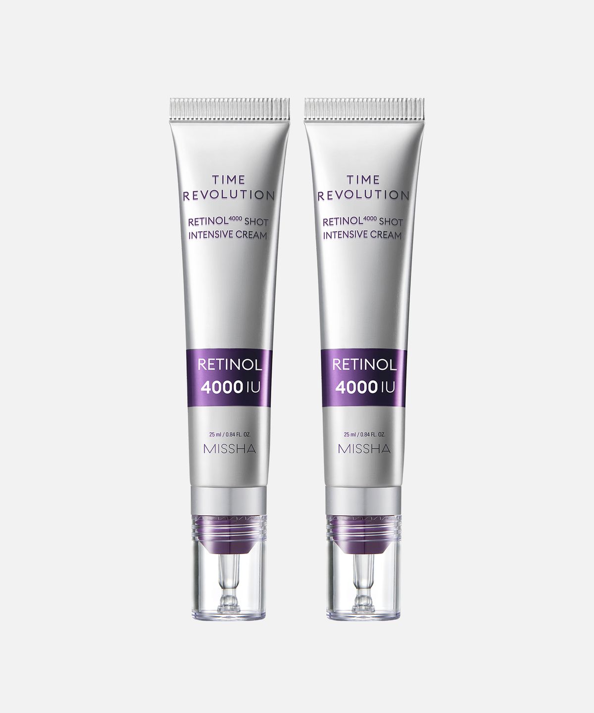 미샤(MISSHA) [2개] 타임레볼루션 레티놀 4000샷 집중 크림 25ml