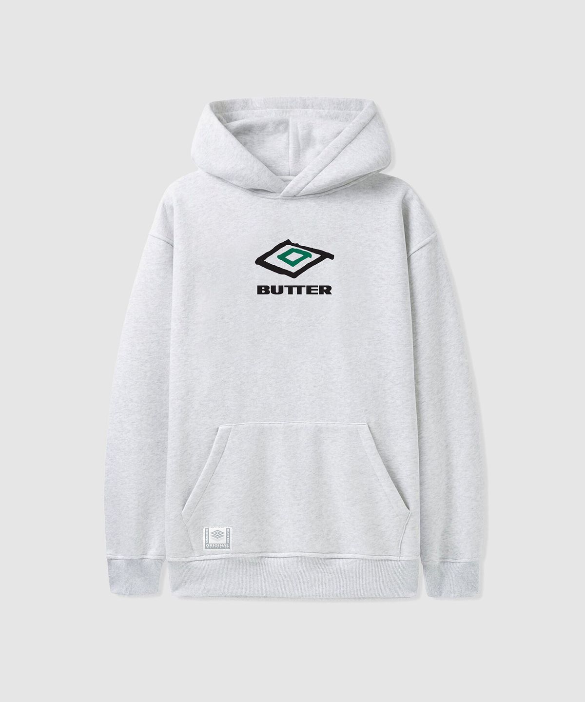 엄브로(UMBRO) [UMB X BUTTER GOODS] 그래픽 풀오버 후드 화이트(UP411CHDO9)
