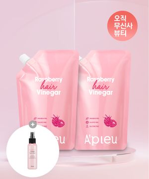 [2개] 라즈베리 헤어 식초(리필용) 400ml*2