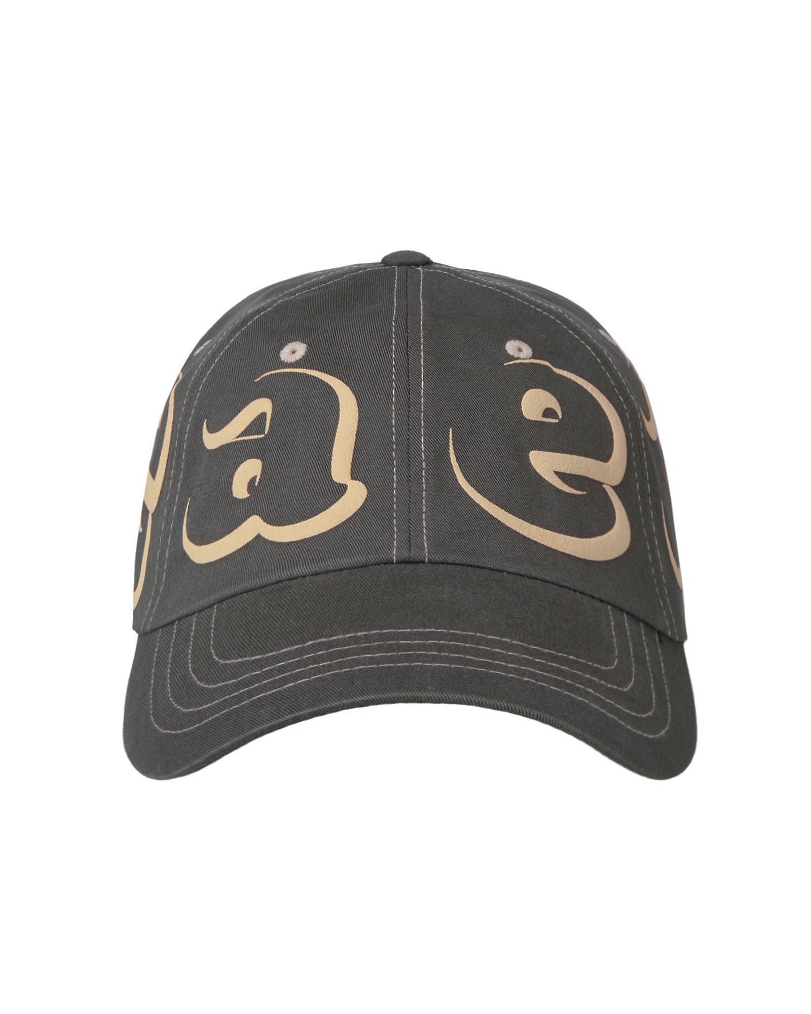 柔らかな質感の AEAE | MUSINSA FOAMED [CHARCOAL] CAP LOGO PRINTING 帽子