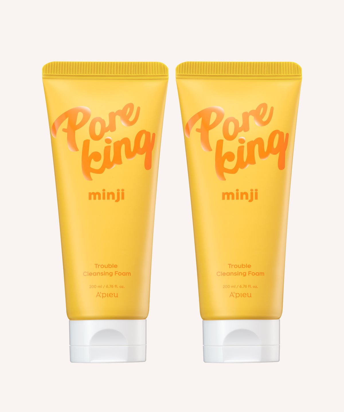 어퓨(APIEU) [2개] 모공대장 민지 트러블 클렌징 폼 200ml*2