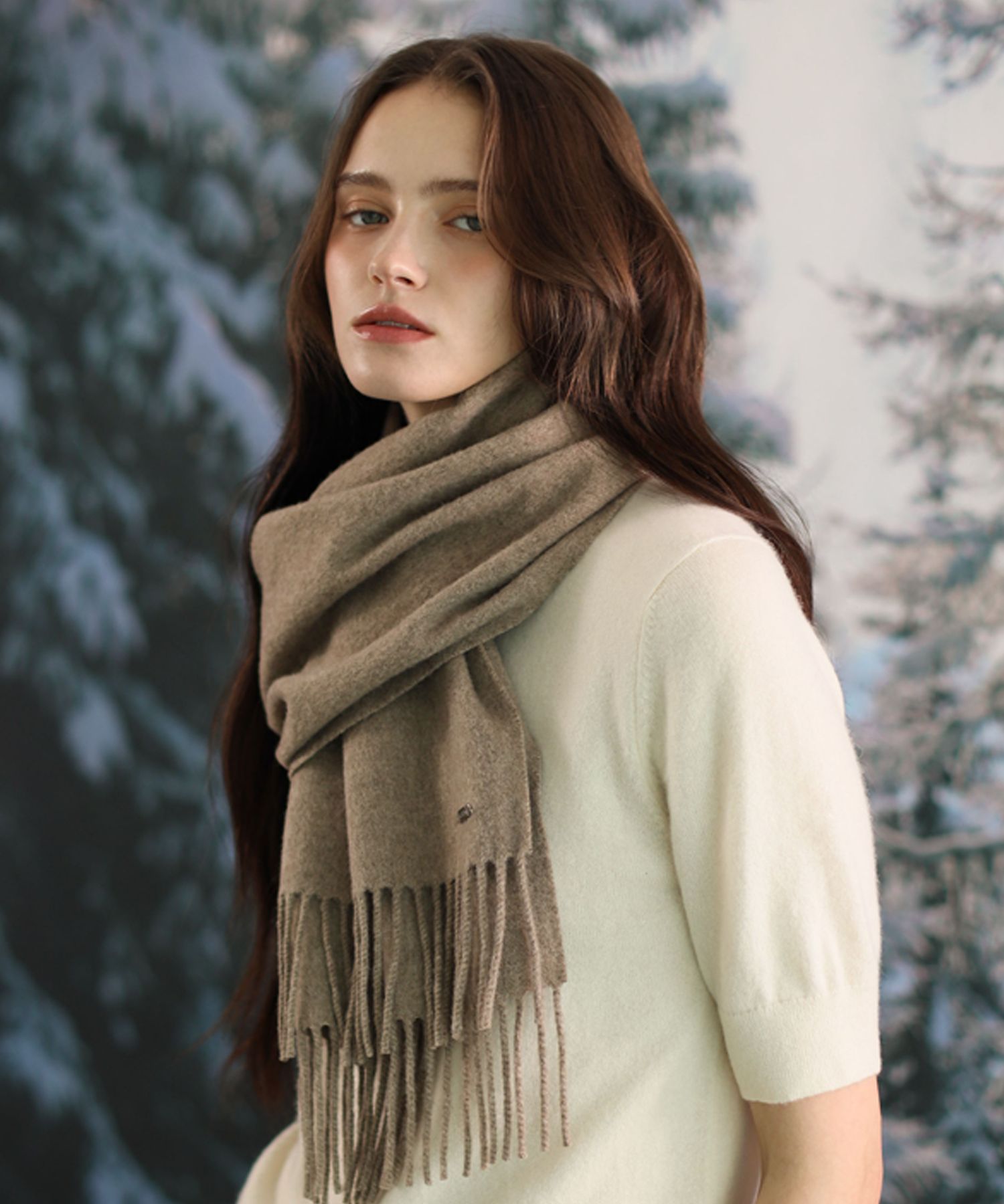 マフラー・ストール MONOHA : 24FW / Cashmere muffler (3colors) Hedc283973c2542acbd1f3c748a6a7