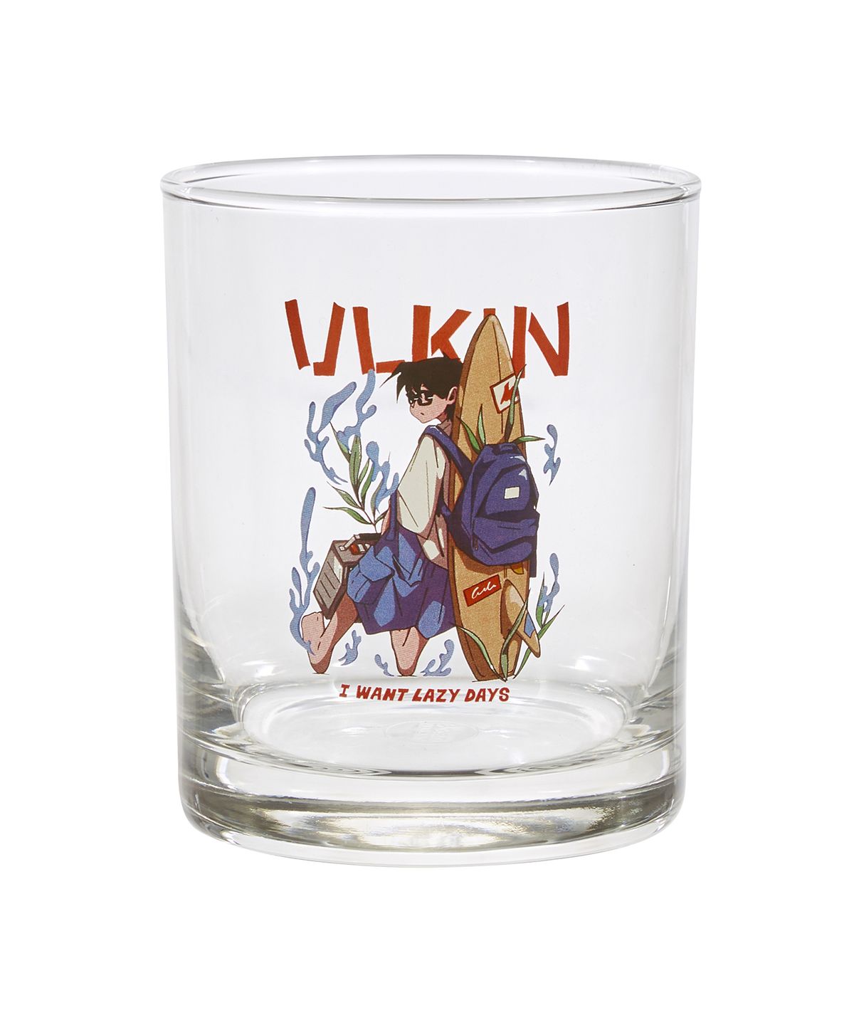얼킨(ULKIN) 얼킨X진형 작가 서핑보드 보드 글라스_레드