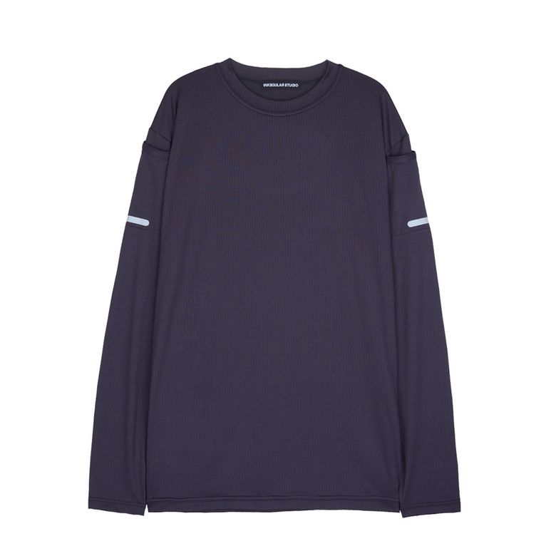 DUAL POCKET L/S TEE (GREY)