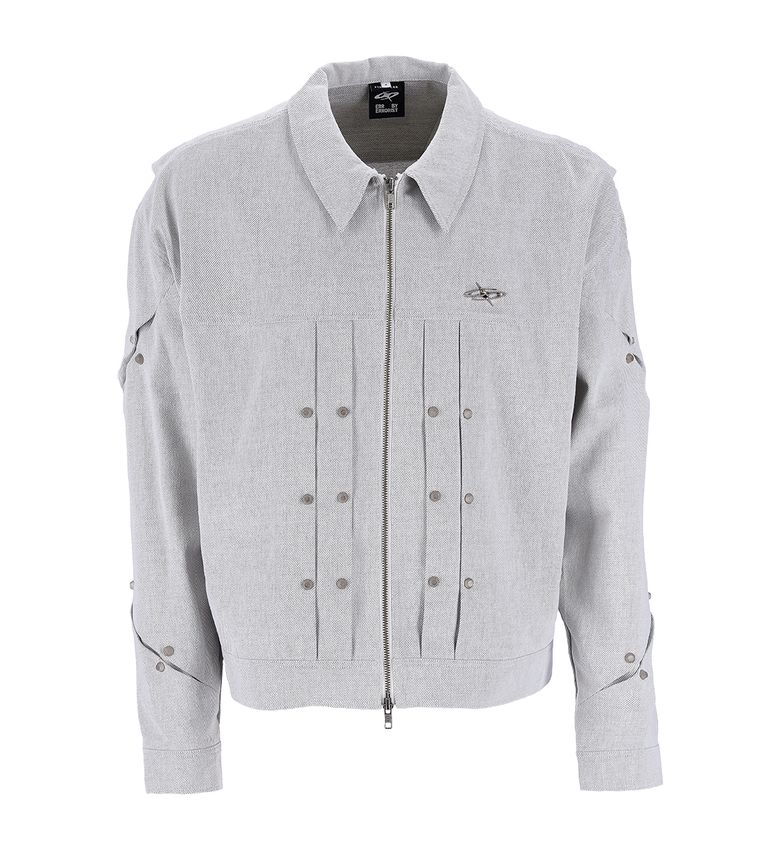 SCAR DENIM JACKET [ASH]