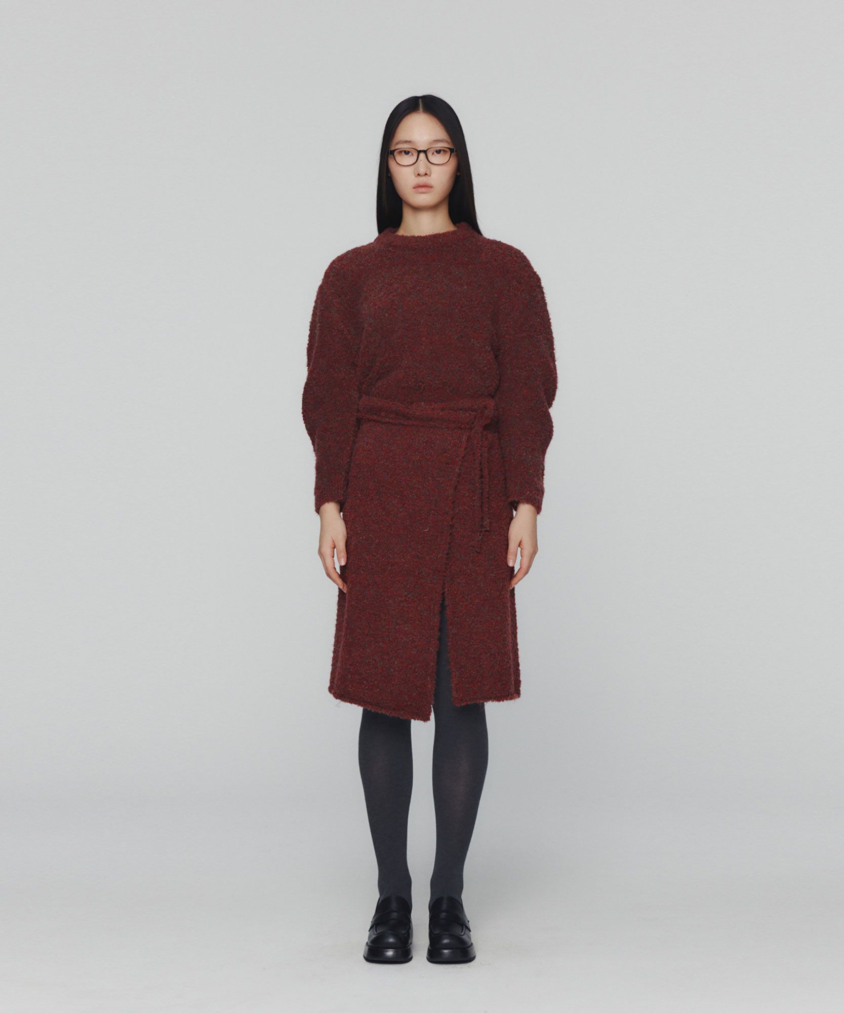 【AMOMENTO】24fw MIX BOUCLE WRAP SKIRT MUSINSA | AMOMENTO MIX BOUCLE WRAP SKIRT