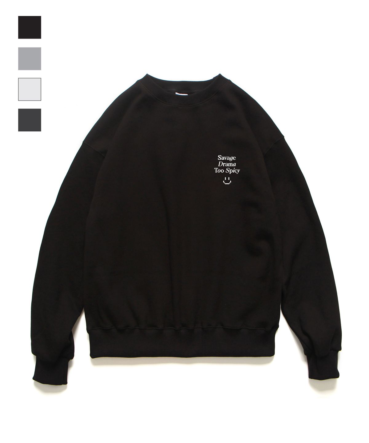 앱놀머씽(ABNORMALTHING) 스파이시 루즈핏 크루넥 4컬러 (SPICY LOOSE-FIT CREWNECK 4COLOR)