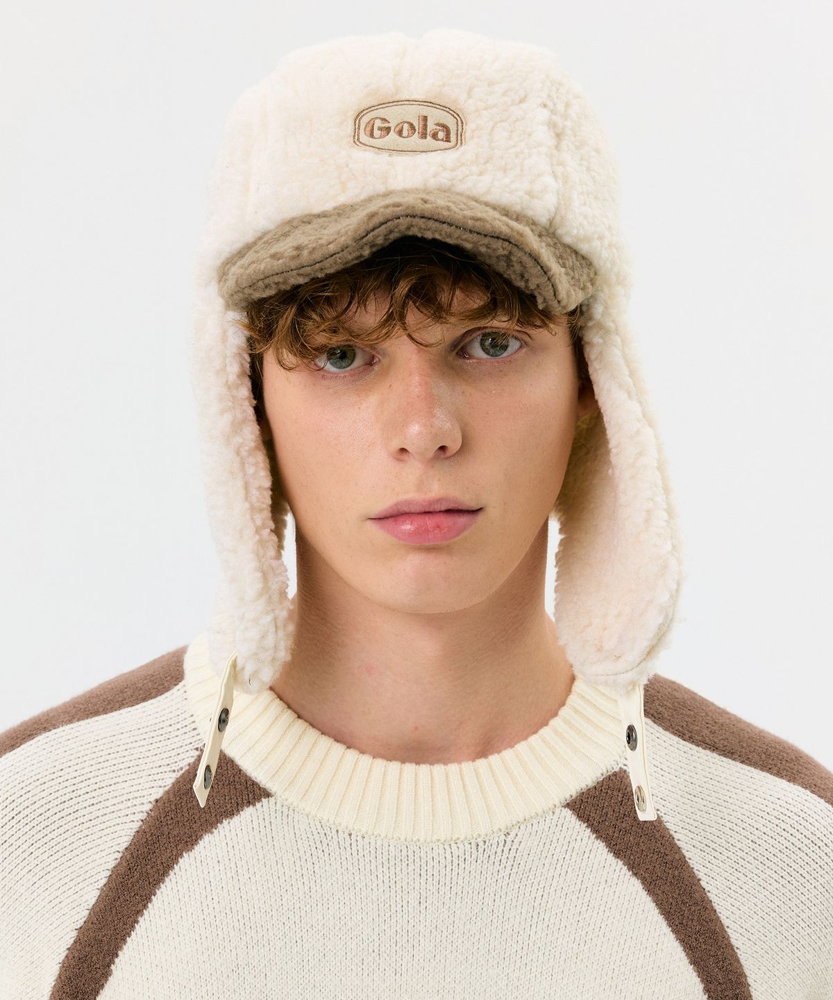 골라(GOLA) [GL]24 DUMBLE FLEECE EARFLAP CAP [3 COLOR]