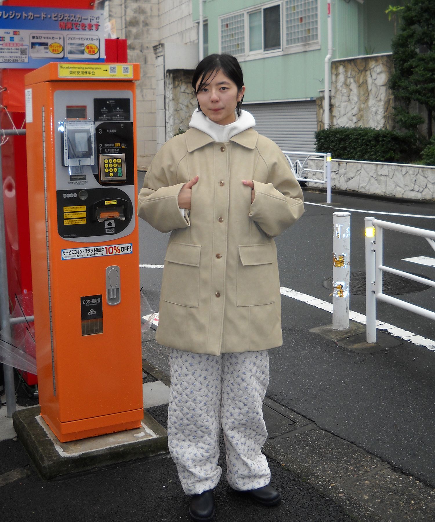 ジャケット・アウター PESTO Half padded leather jacket sand MUSINSA公式 | PESTO Half padded leather jacket sand