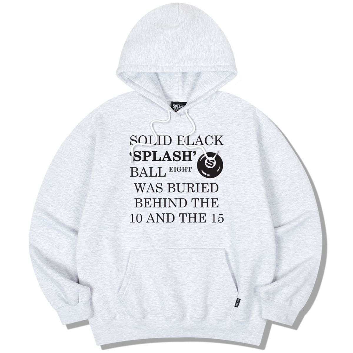 스플래시코드(SPLASHCODE) 후드 티셔츠 - 블랙 볼(Black Ball)