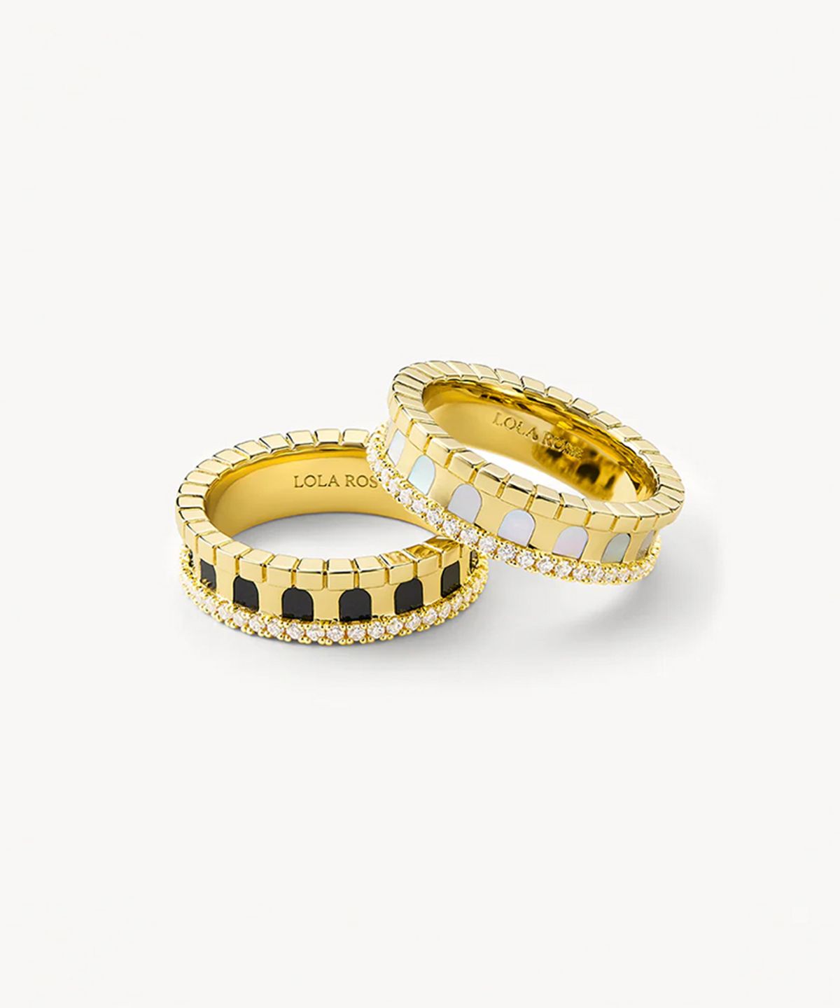 롤라로즈(LOLA ROSE) Arch Ring 2컬러 원석반지