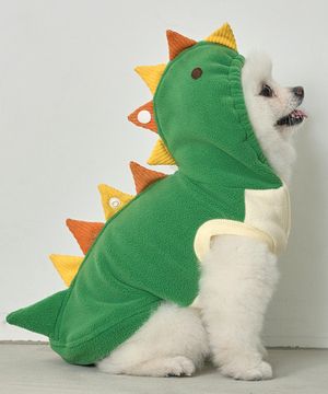 강아지옷 할로윈 코스튬 티라노 후리스