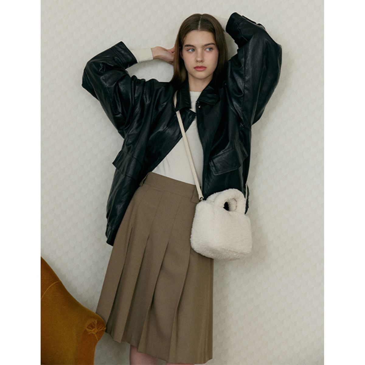 랩(LAP) BOUCLE TOTE BAG AQ7ABA06
