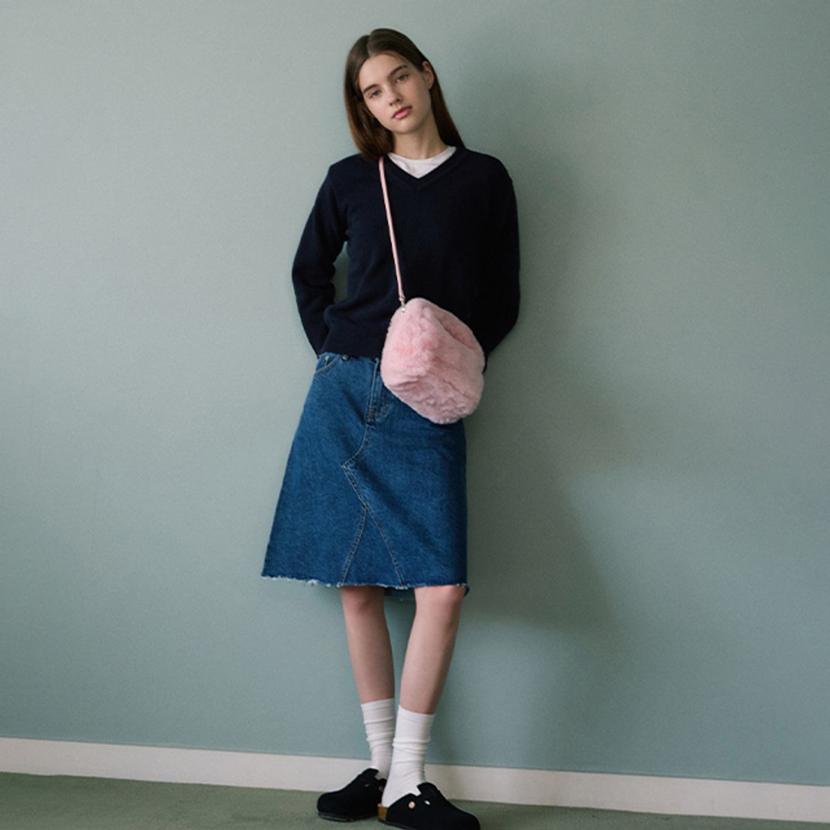 랩(LAP) SOFT FUR TOTE BAG AQ7ABA08
