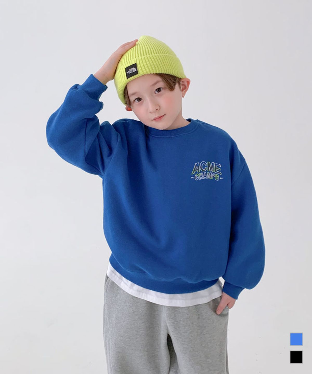 베리클로젯(BERRYCLOSET) [기모] ACME 타임슬립 맨투맨