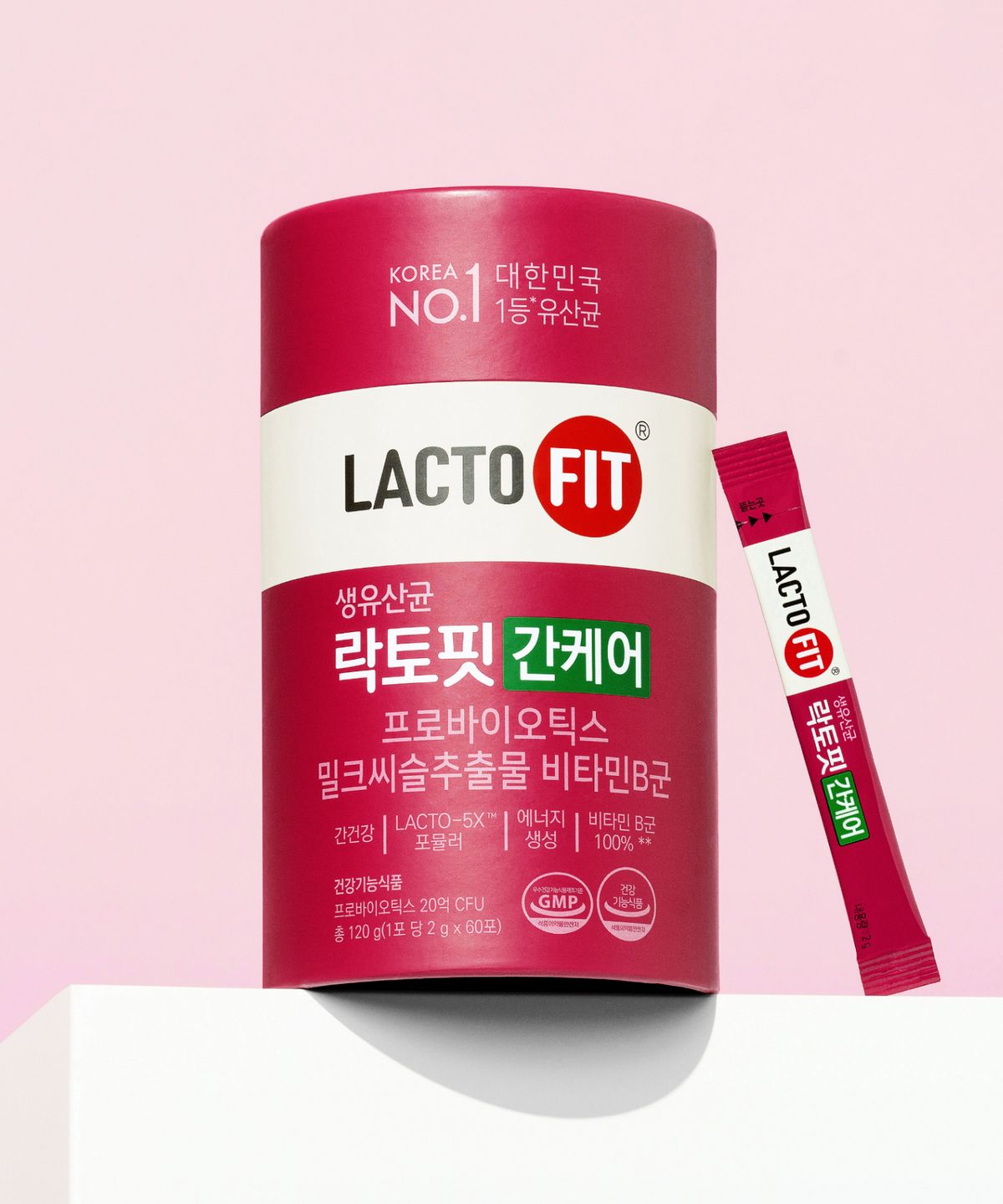 락토핏(LACTOFIT) 락토핏 간케어(60포) 2통 (2개월분)