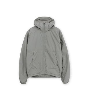 라이트 후디드 자켓, 올리브 그레이