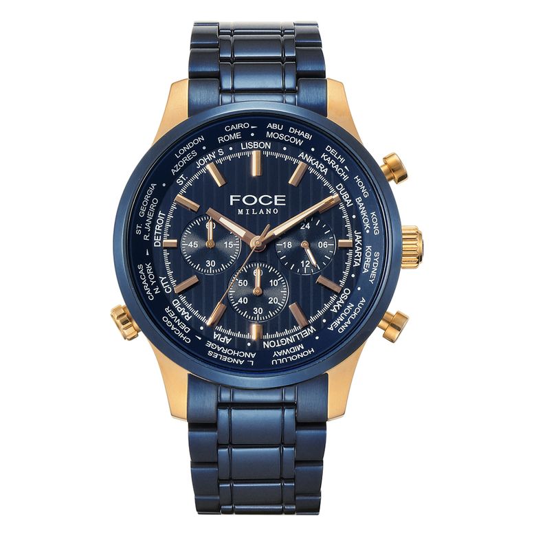 46mm 남성 멀티펑션 메탈시계 FM8307BU