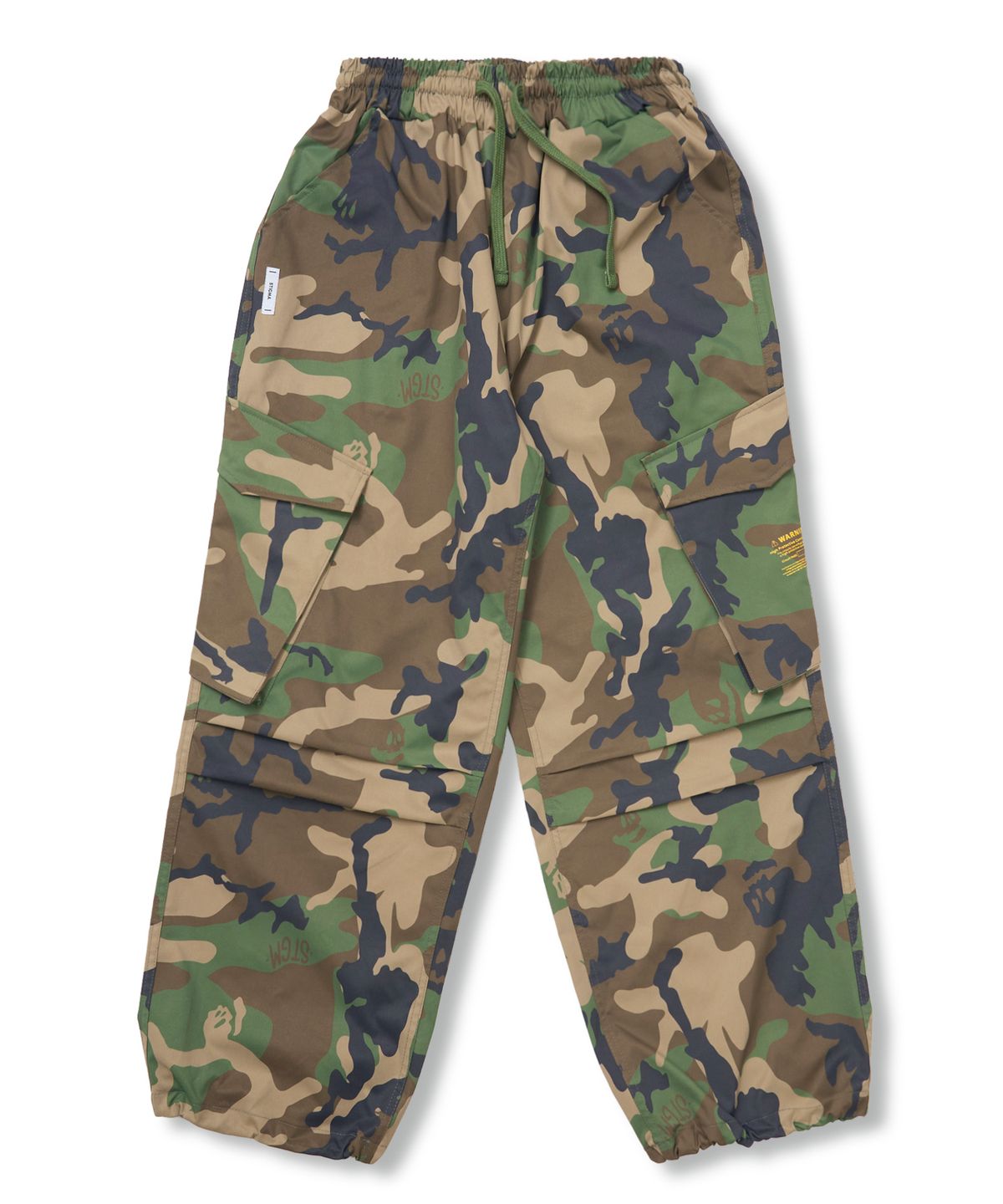스티그마(STIGMA) Cargo Twill Wide Jogger Pants Camouflage
