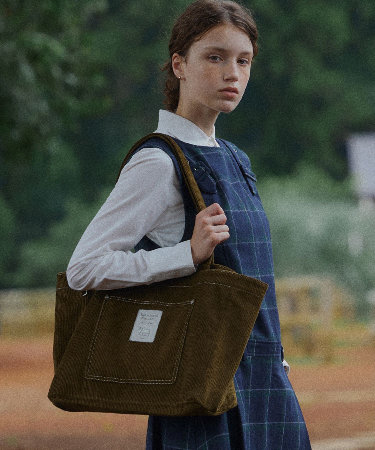 ★FOLNUA★Folly Eco Bag Corduroy★コーデュロイ エコバッグ MUSINSA | FOLNUA FOLLY ECO BAG [KHAKI - CORDUROY]