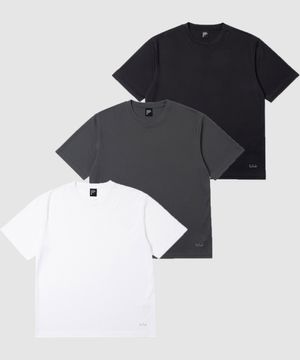 [3팩] 베이직 스포츠 숏슬리브 (3color)