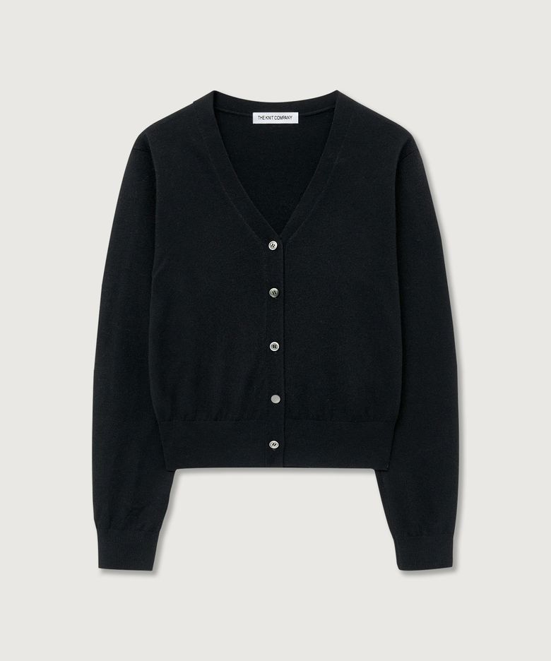 (W) 울 블렌드 브이넥 가디건 3color