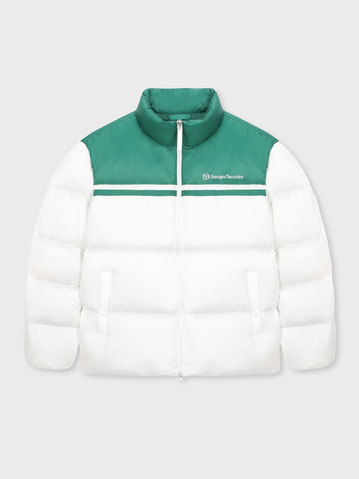 세르지오 타키니(SERGIO TACCHINI) M 고트 다마린도 숏 다운점퍼 (Green)