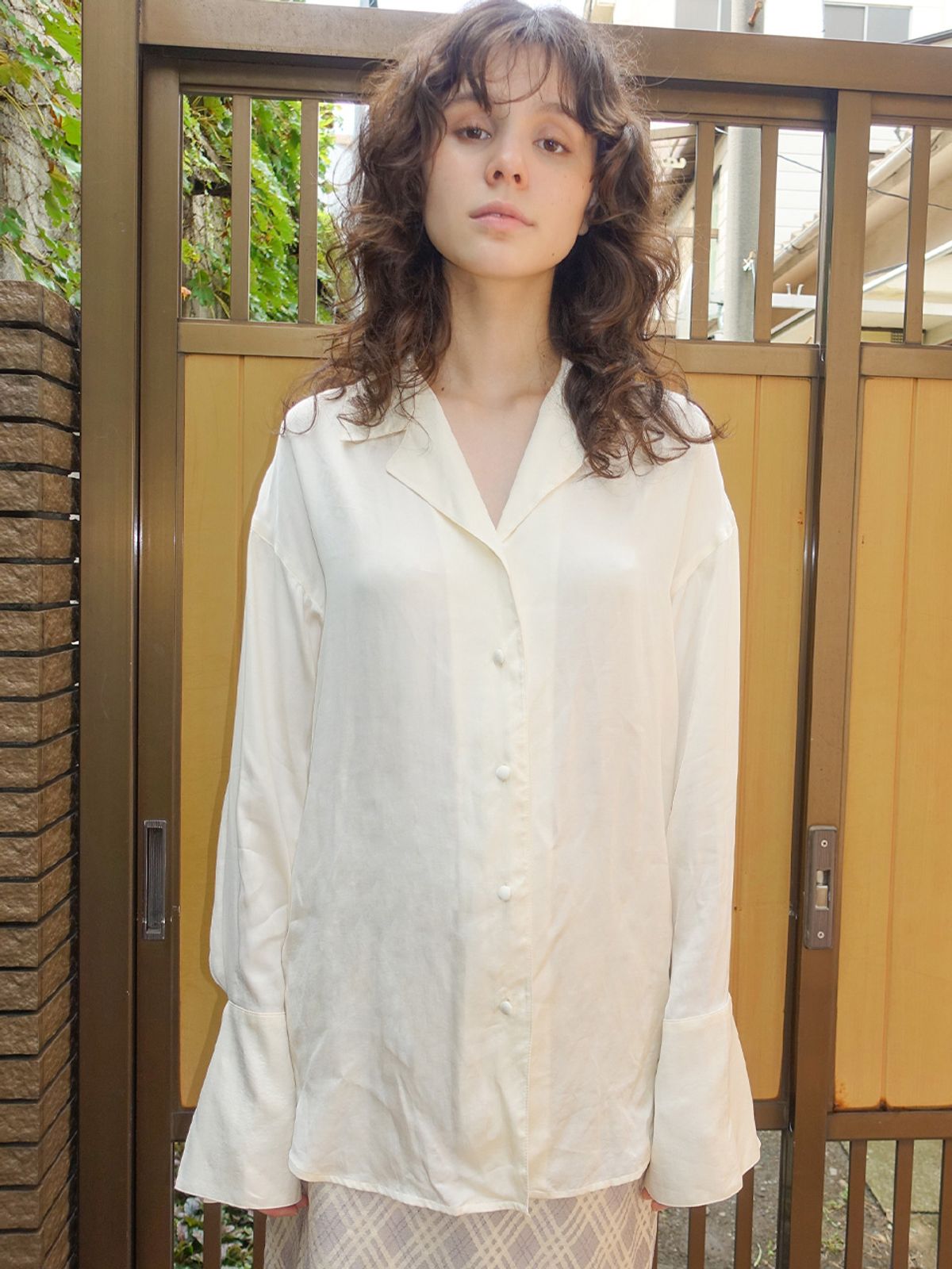 누아누(NUUANU) Suriya Shirt_Cream