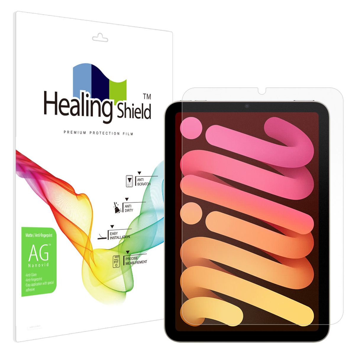 힐링쉴드(HEALINGSHIELD) 아이패드 미니 7세대/6세대 8.3 저반사 지문방지 액정보호필름