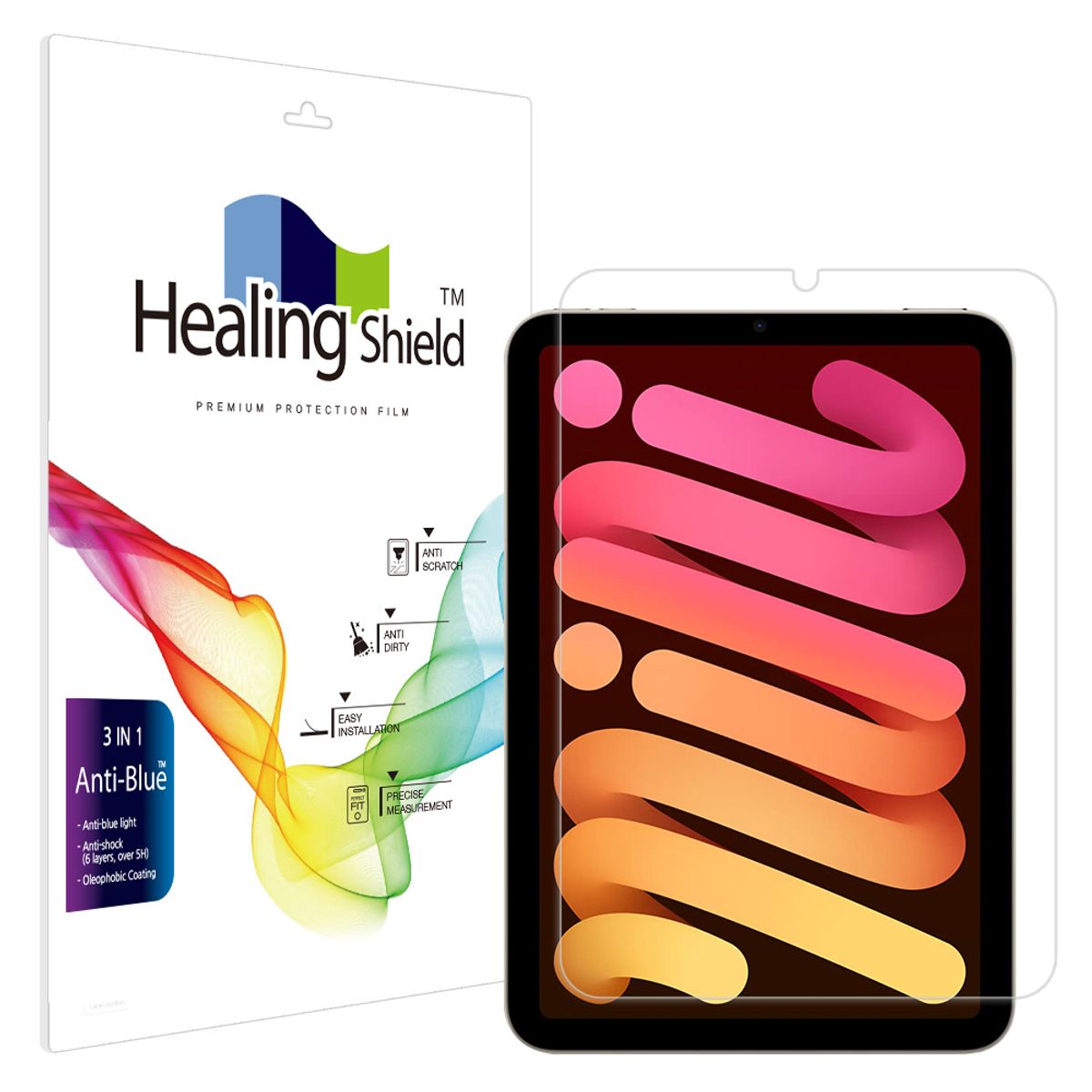 힐링쉴드(HEALINGSHIELD) 아이패드 미니 7세대/6세대 8.3 블루라이트차단 액정보호필름