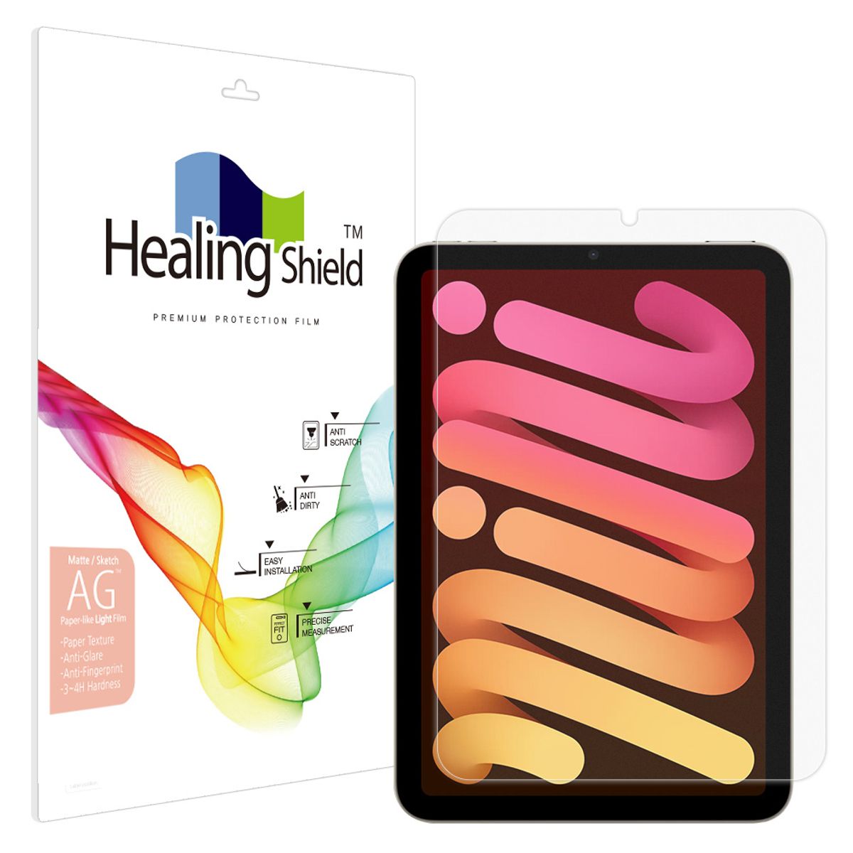 힐링쉴드(HEALINGSHIELD) 아이패드 미니 7세대/6세대 8.3 종이질감 Light 액정보호필름