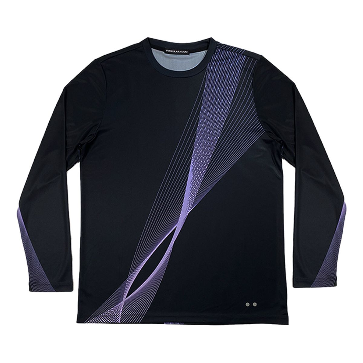 이레귤러(IRREGULAR) AGILE MESH L/S TEE (BLACK/PURPLE)