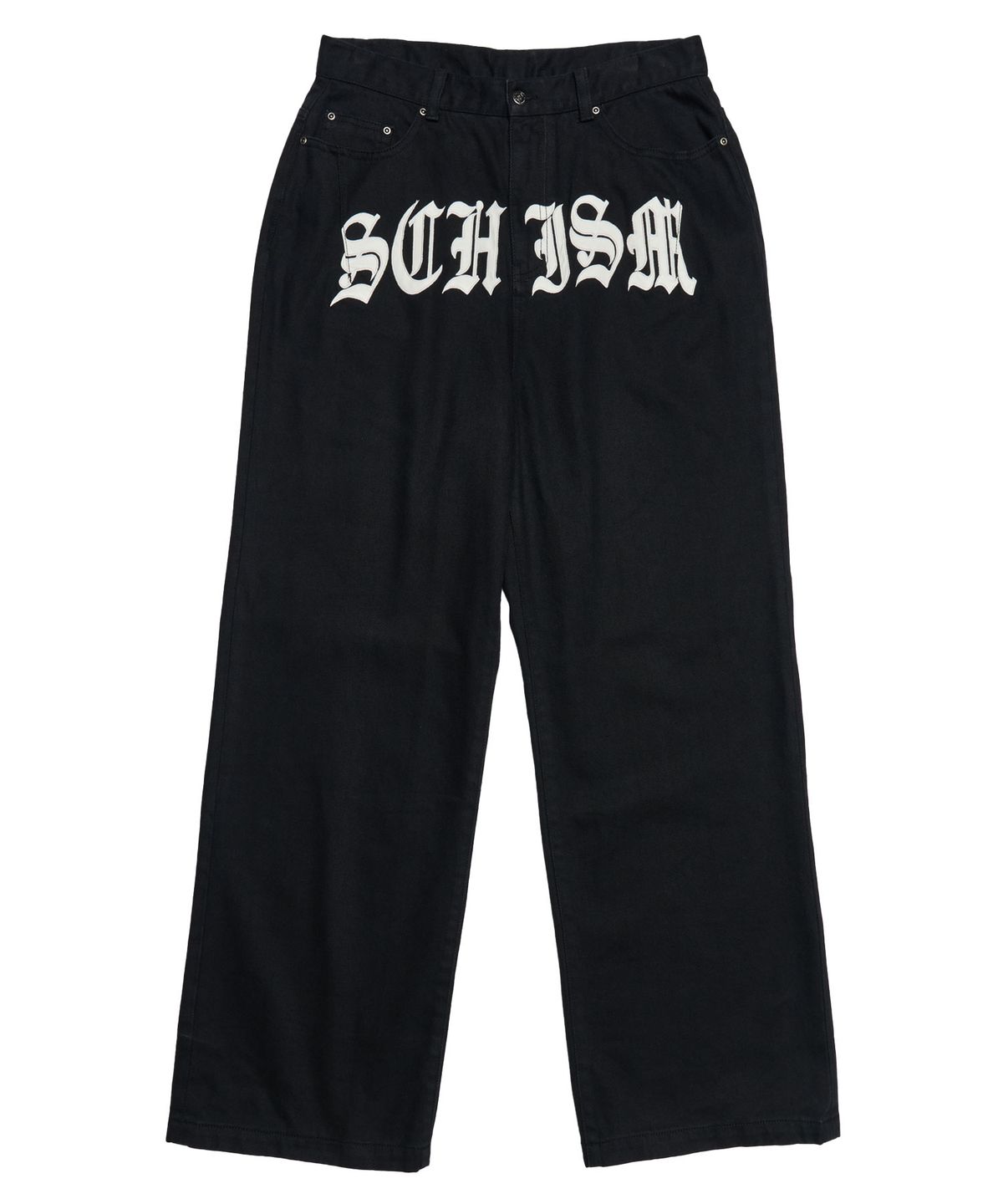 스키즘 인듀싱(SCHISM INDUCING) SCHISM PATCH JEANS BLACK