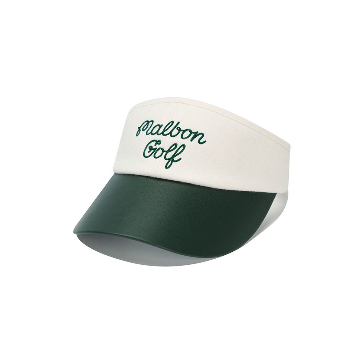 말본 골프(MALBON GOLF) 여성 컬러 블록 바이저 GREEN (WOMAN)