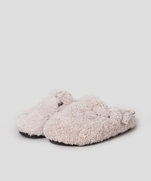 (WOMEN) 양털 크로그  아이보리 (HH49K2C390)