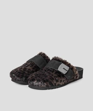 (WOMEN) 버튼 장식 퍼크로그  브라운 (HH49K2G13D)