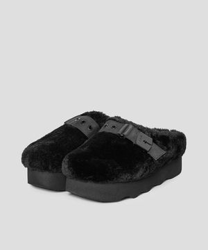 (WOMEN) 청키솔 퍼 크로그  블랙 (HH49K2G145)