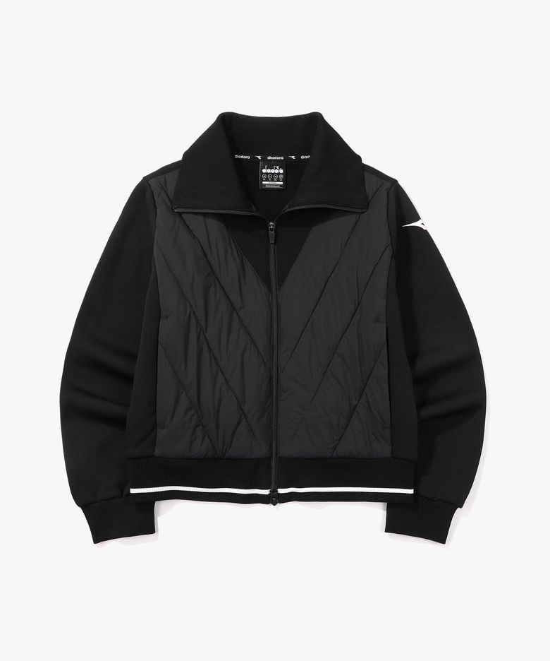 무브 웜 하이브리드 패딩 자켓 우먼 BLACK