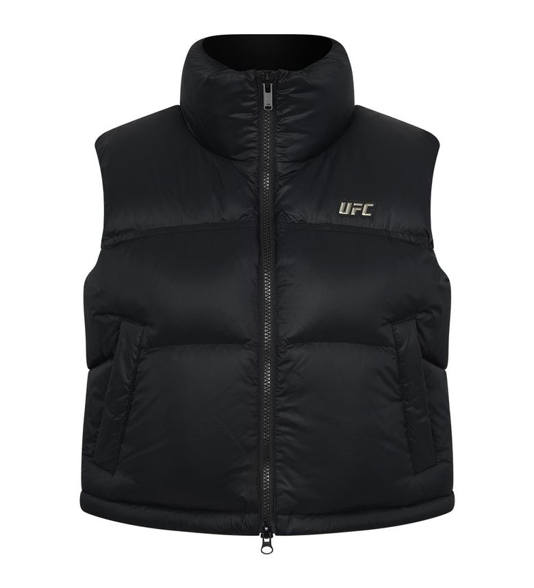 UFC 쉴드 릴렉스핏 패딩 베스트 블랙 U2VTV3303(W)BK
