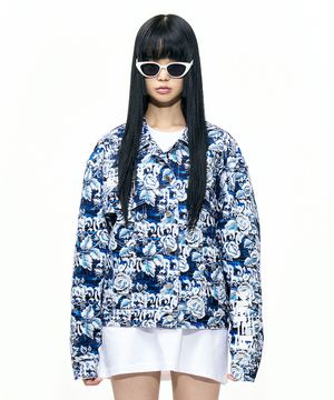 웨스턴 로즈 트러커 자켓