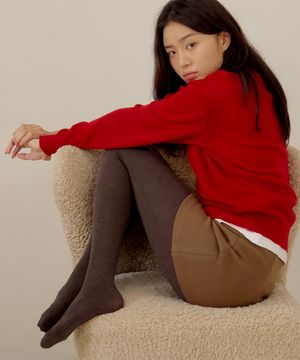 넉넉 니트 모달 면 스타킹_5colors